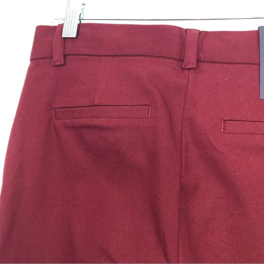 GAP Signature Burgundy Skinny Ankle Classic Pants NEW